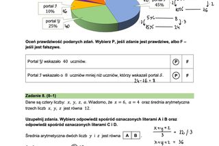 Odpowiedzi próbnego egzaminu ósmoklasisty 2024 z matematyki