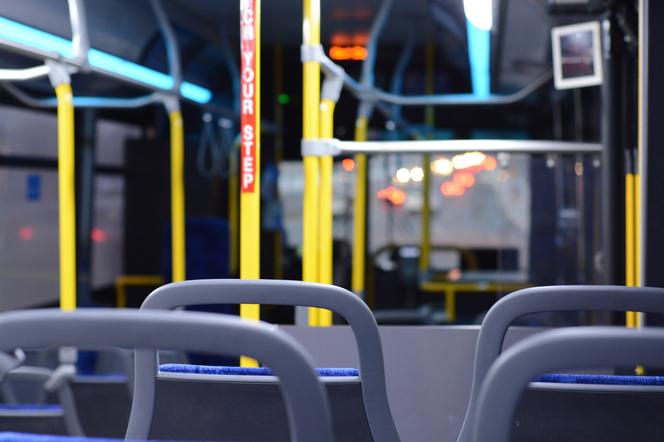 Wnętrze autobusu