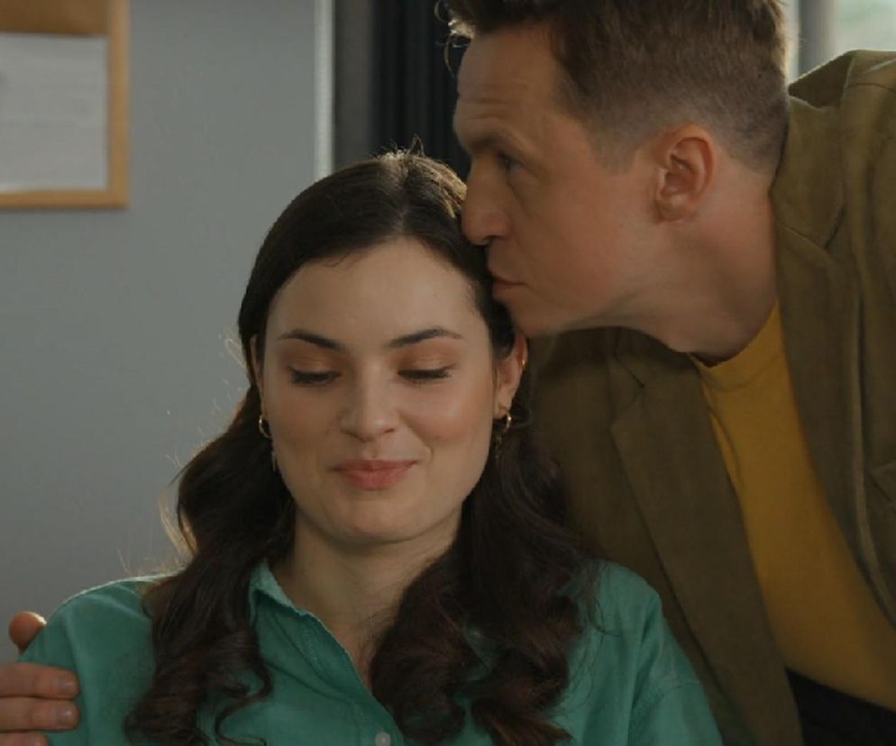 Barwy szczęścia, odcinek 3174. Weronika (Maria Świłpa), Błażej (Piotr Ligienza)