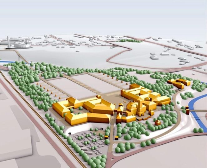 Pierwotna koncepcja Centrum Jana Pawła II „Białe Morza” Kraków-Łagiewniki