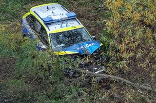 Dramatyczny pościg w Pęcicach. Kierowca skody w rękach policji