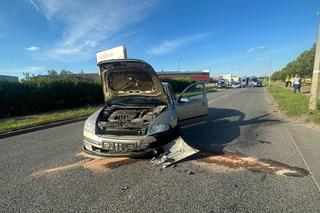 Wypadek na ul. Drabika w Siedlcach