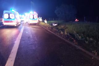Rzezawa. Wypadek na autostradzie A4. 13 osób rannych