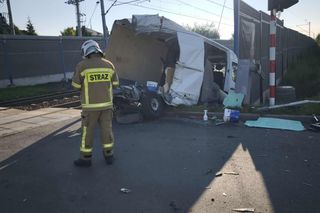 Wypadek na przejeździe kolejowym w Woli Filipowskiej