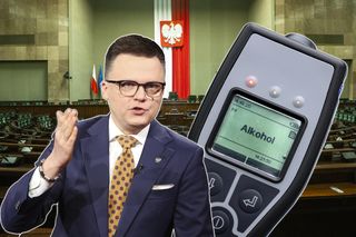 Alkomat w Sejmie! Hołownia  zapowiada badanie posłów