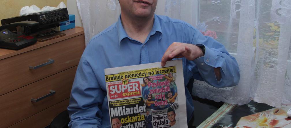 Nie widzę, ale czytam Super Express