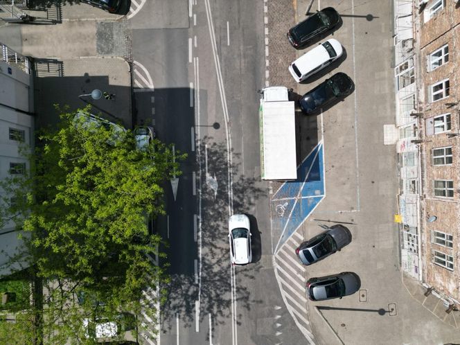 Ul. Wileńska w Warszawie przed przebudową