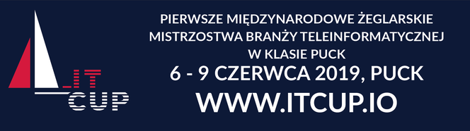 Baner - Pierwsze Międzynarodowe Żeglarskie Mistrzostwa Branży Teleinformatycznej