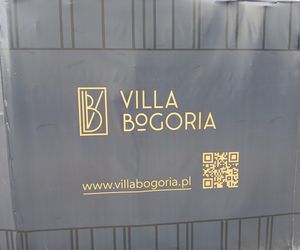Villa Bogoria w Warszawie podczas budowy