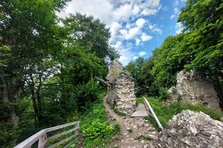  Ruiny zamku Sobień pod Sanokiem