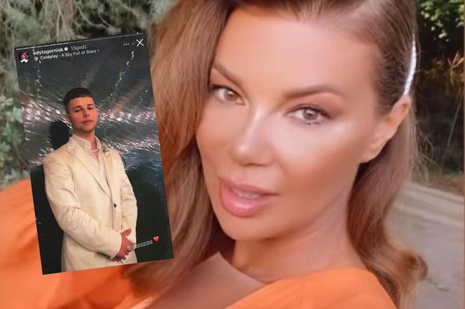 Zjawiskowa Edyta Górniak bawi się na weselu. Jej syn to prawdziwy dżentelmen!