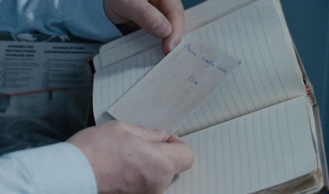 M jak miłość odc. 1878. Zdjęcie Elsy z dedykacją dla Artura