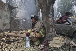 Rekordowy atak dronów na Ukrainę