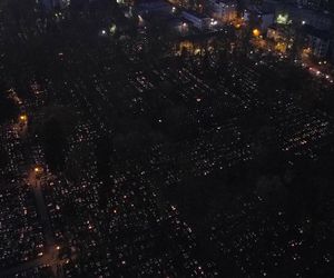 Tak wygląda nocą cmentarz przy ul. Lipowej w Lublinie!