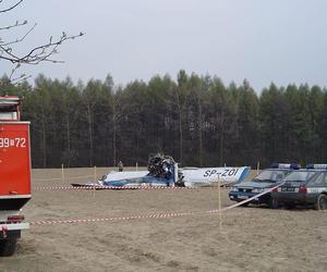 W wypadku samolotu w Ratajach koło Starachowic zginął pilot. Do tej tragedii doszło w 2005 roku