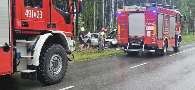 Wypadek na ulicy Batalionów Chłopskich w Starachowicach