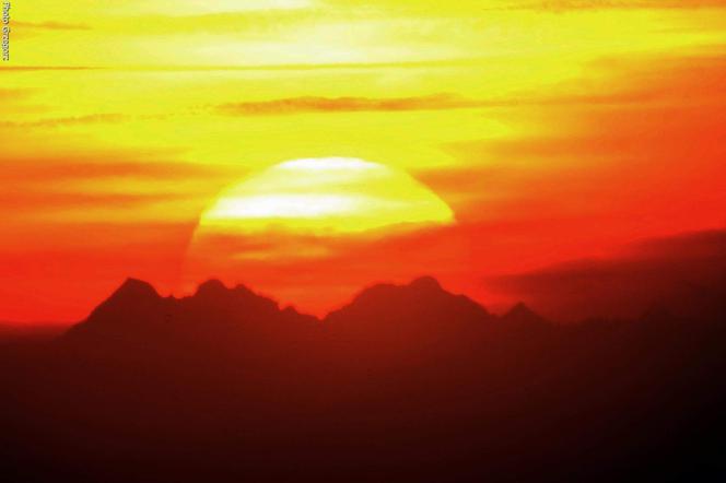 Tatry widoczne z Rzeszowa