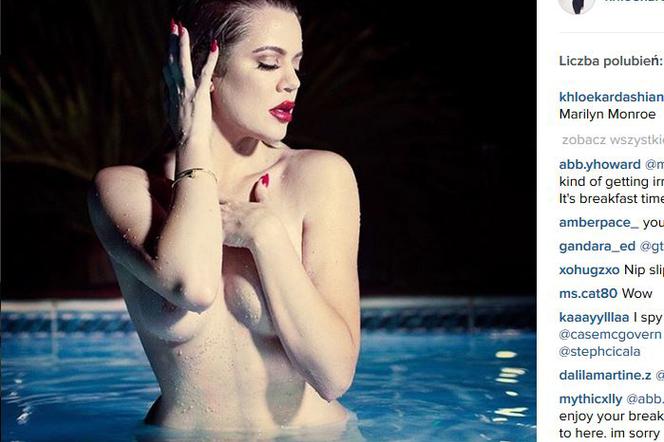 Instagram: Khloe Kardashian nago