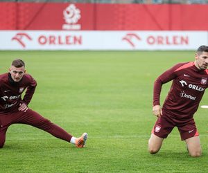 Trening polskich piłkarzy przed meczem z Nową Zelandią i Litwą