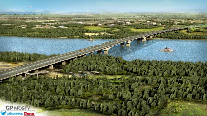 Most Południowy w Warszawie - wizualizacja