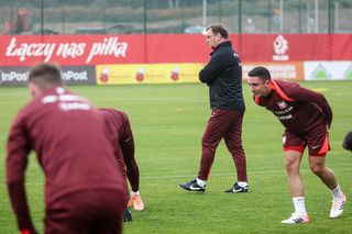 Trening polskich piłkarzy przed meczem z Nową Zelandią i Litwą