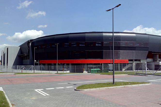 Bowy Stadion Miejski w Tychach. Generalny wykonawca - Mostostal Warszawa S.A. 