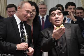 Diego Maradona pogratulował Putinowi zwycięstwa w wyborach [ZDJĘCIE]