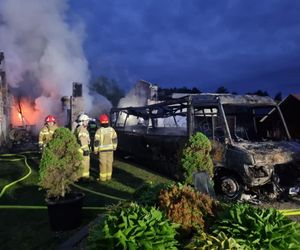 Groźny pożar w Kuźnicy Starej. Straty są ogromne