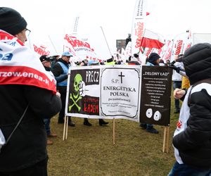 Setki rolników i członkowie Solidarności protestują w Gdańsku