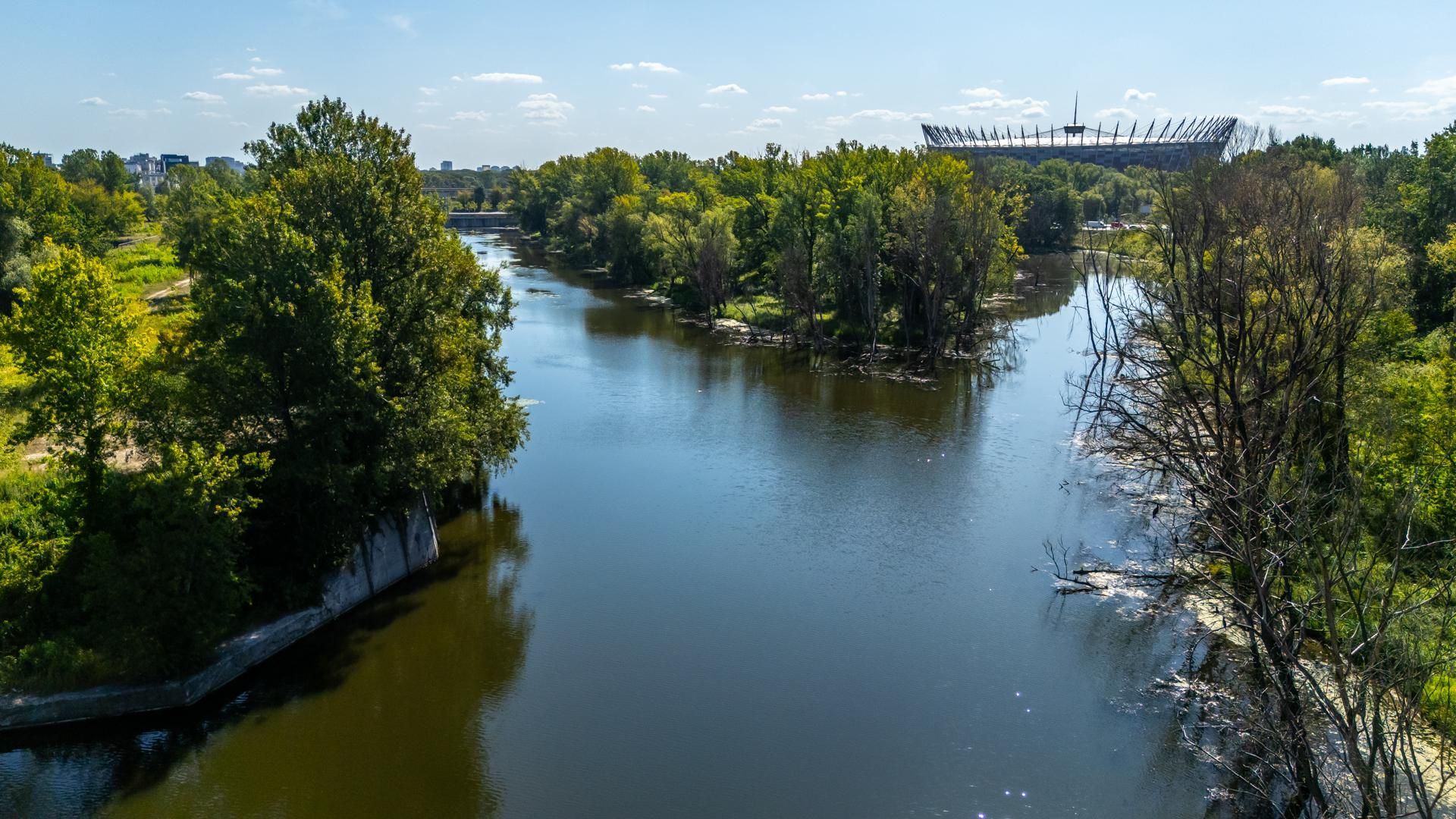 Port Praski w Warszawie z lotu ptaka