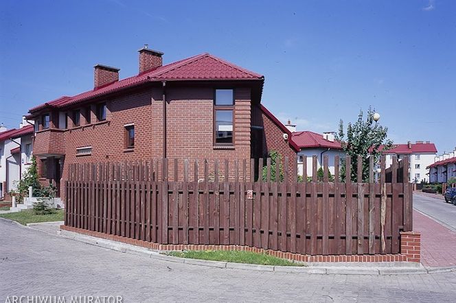 Okna granica działki