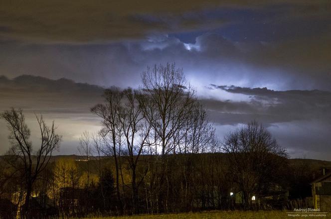 Burza na Podkarpaciu
