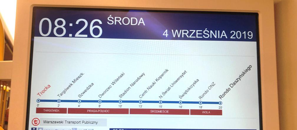 Pociągi metra dojechały na Targówek
