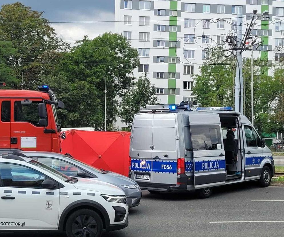 Śmiertelny wypadek na przejściu dla pieszych w Łodzi. Siła uderzenia była bardzo duża