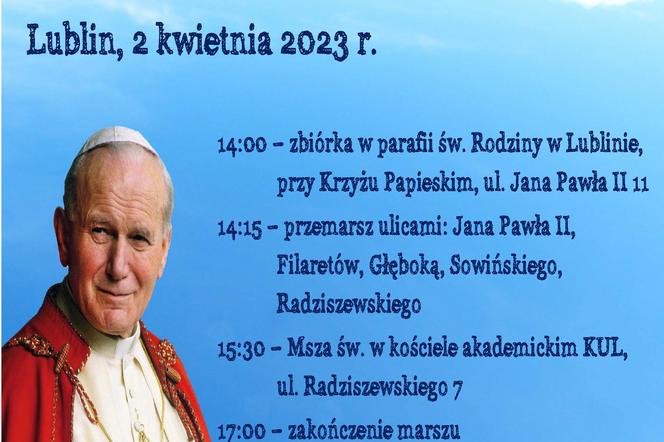 Papieski Marsz Wdzięcznosci w Lublinie 