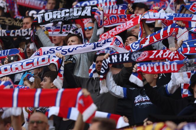 Kibice Górnika Zabrze na stadionie