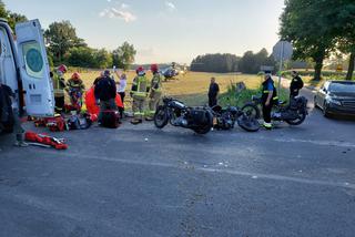 Lipie. Wjechał w motocyklistę, drugi nie zdążył wyhamować