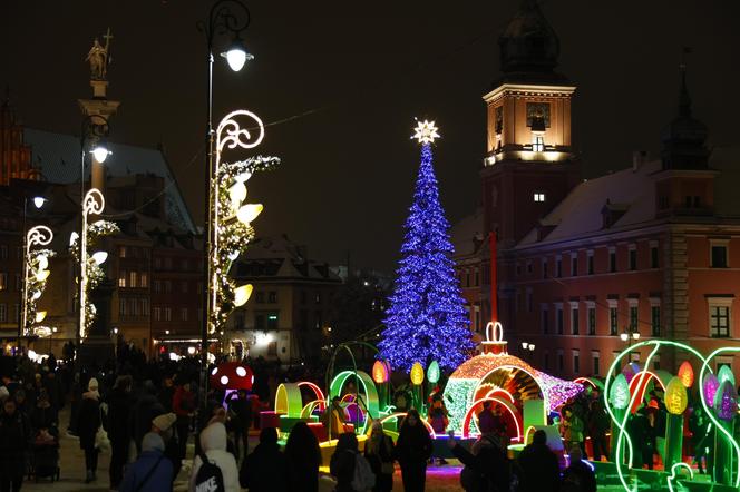 Zapalenie choinki 2023 Warszawa 