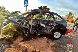 Groza na ulicach Torunia. Zdjęcia mówią wszystko