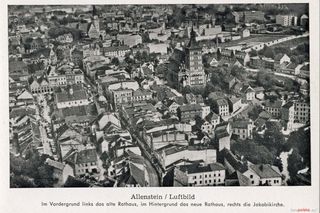 Olsztyn na zdjęciach lotniczych. Zobacz, jak wyglądał ponad 100 lat temu