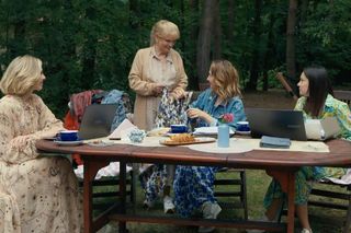 Barwy szczęścia, odcinek 3081: Malwina (Joanna Gleń), Małgosia (Adrianna Biedrzyńska), Asia (Anna Gzyra), Natalia (Maria Dejmek)