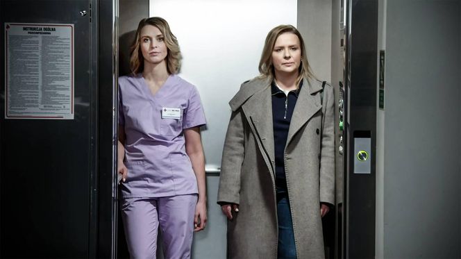 Pierwsza miłość odc. 4022. Marysia (Aneta Zając), Maja Łapacz (Julia Kamińska)