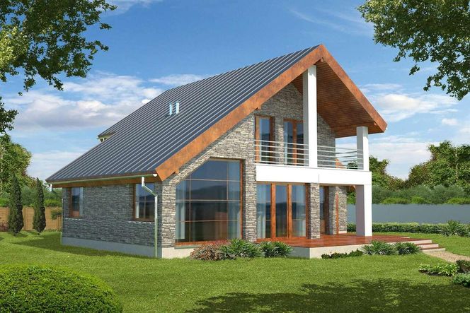 Tradycyjna architektura z nowoczesnymi dodatkami
