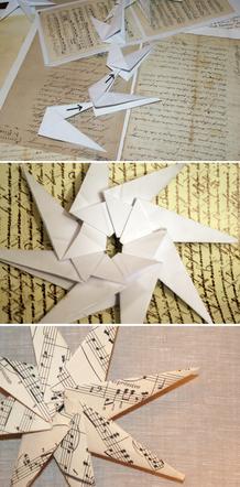 KROK VI – Łączenie ramion i tworzenie gwiazdy z papieru