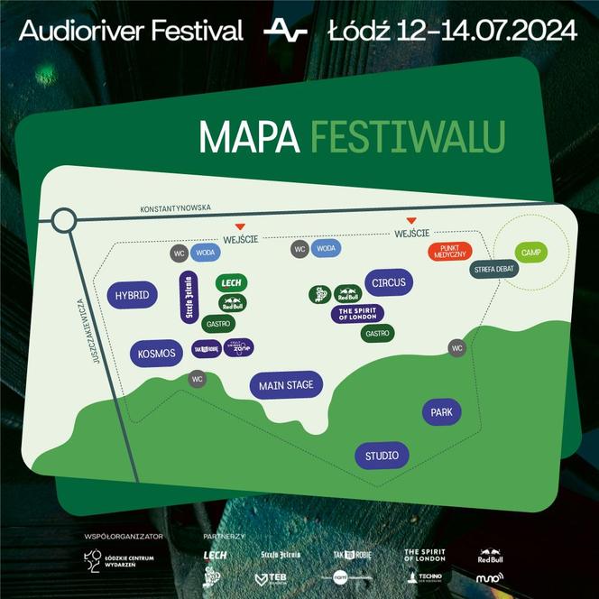Audioriver mapa