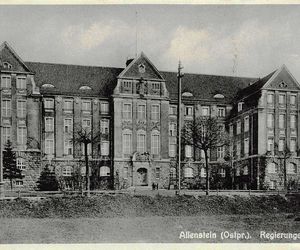 To jeden z najpiękniejszych budynków w Olsztynie. Dawniej pomieszczenia zajmowało m.in. Gestapo