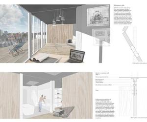 Wyniki konkursu studenckiego Architektury murator, Mieszkanie młodego architekta, wyróżnienie