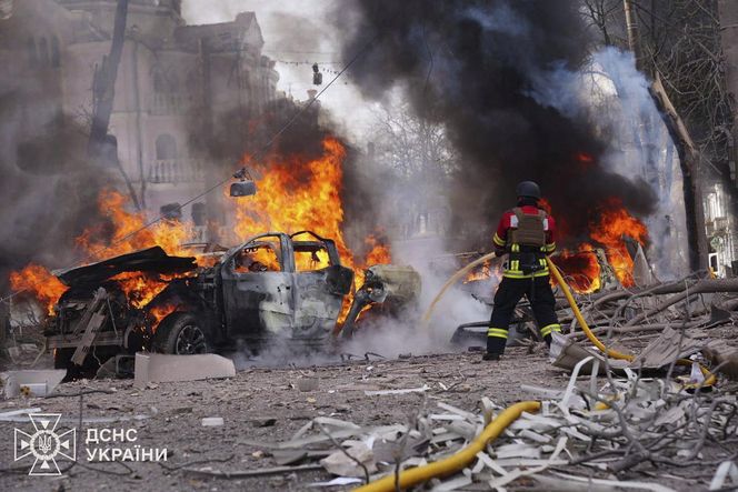 Rosyjski atak na miasto Sumy. Kilkadziesiąt ofiar