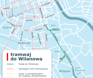 Rusza budowa tramwaju do Wilanowa. Kiedy pojadą nim pierwsi pasażerowie?