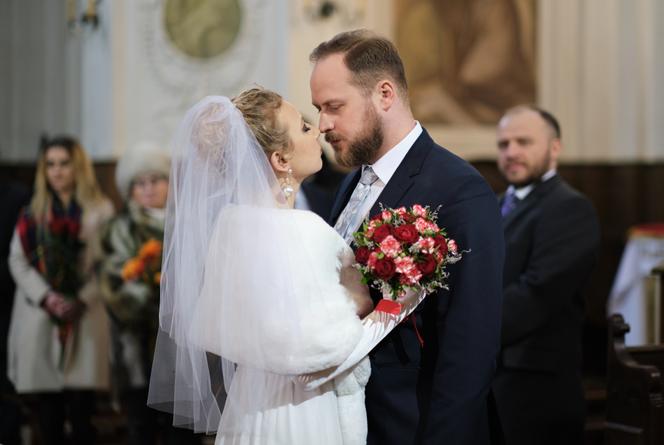 Na Wspólnej odc. 3228. Beata (Katarzyna Ptasińska), Paweł (Grzegorz Kwiecień)